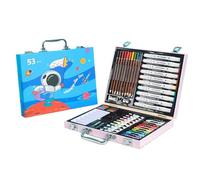 Juego De Dibujo,Juego De Dibujo Con Crayones Para Adolescentes | Material Educativo Manualidades Con Colores Para Creatividad, Viajes, Campamentos De Verano Y Entretenimiento