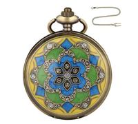 Juego de dices con bolsillo para reloj, aleación de resina epoxi, diseño de flores y de resina | Board Game Dice Set in Pocket Watch Container | Vintage Game Toy Collectible Gift