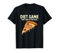 Juego De Dieta No Mire La Pérdida De Peso De La Pizza Camiseta
