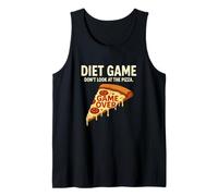Juego De Dieta No Mire La Pérdida De Peso De La Pizza Camiseta sin Mangas