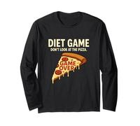 Juego De Dieta No Mire La Pérdida De Peso De La Pizza Manga Larga