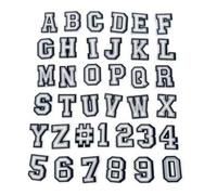 Juego de dijes de zapatos de letra, juego de dijes de zapatos de número, pin de zapato de hashtag, dije de zuecos del alfabeto, dijes de dígitos para zuecos, sandalias, letra A B C D E F G H J K L M N O P R S T U X Y Z Charm Decor Accesorios para alfiler de zapatos, Plástico, Sin gemas.