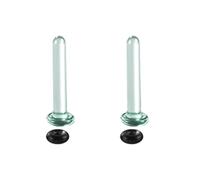 Juego de dilatadores de oreja, dilatadores de cristal, para orejas con expansor único, joyería para hombres y mujeres, 1.6mm, como se describe, como se describe