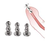 Juego de dilatadores uretrales de acero inoxidable, catéter hueco de metal, dilatador uretral con sonido, estimulación uretral SM, masturbación, cetro príncipe, juguete sexual para hombres((11+12+13mm