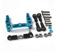 Juego de dirección de manivela de rodamiento de bolas de aluminio para Tamiya TT-02 TT-02D TT-02E