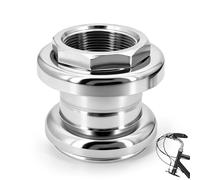 Juego de dirección para horquilla de bicicleta - juego con tapa roscada y rodamientos de bolas, piezas de repuesto para bicicletas urbanas/MTB/retro, sustitución de juegos de dirección desgastados