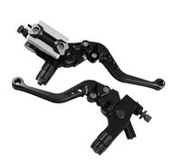 Juego de discos de embrague Apto para el kit de embrague de freno hidráulico de motocicleta con una palanca de diseño ergonómico y diseño sofisticado(Black)