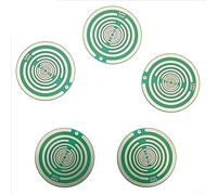 Juego de discos de energía de polarización, colgante natural para alivio del dolor para dolores de cabeza, dolor muscular, teoría de cinco elementos, 10 cm (verde)
