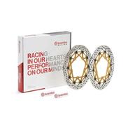 Juego de discos de freno brembo upgrade supersport redondo flotante-pareja para