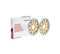 Juego de discos de freno brembo upgrade supersport redondo flotante-pareja para