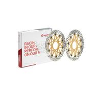 Juego de discos de freno brembo upgrade supersport redondo flotante-pareja para