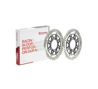 Juego de discos de freno brembo upgrade t-drive redondo flotante-pareja para