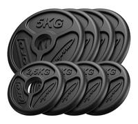 Juego de discos de peso de hierro Marbo Sport Olympia 30 kg / 4x5kg + 4x2,5kg