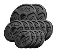 Juego de discos de peso de hierro Marbo Sport Olympia 30kg/2x5+6x2,5+4x1,25