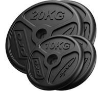 Juego de discos de peso de hierro Marbo Sport Olympia 60kg / 2 x 20kg + 2 x 10kg
