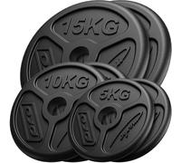 Juego de discos de peso de hierro Marbo Sport Olympia 60kg / 2x15kg+2x10kg+2x5kg