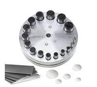 Juego De Discos Troquelados - Juego De Discos Perforadores De 17 Agujeros Y Kit De Cortador De Ďie De 4 A 20 Mm | Herramienta Perforadora De Corte De Metal Herramienta De Corte De Metal Para F