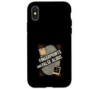 Juego de Disfraces de Detective de Murder Mystery Whodunit Party Carcasa para iPhone X/XS