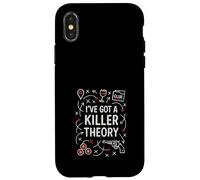 Juego de Disfraces de Detective de Murder Mystery Whodunit Party Carcasa para iPhone X/XS