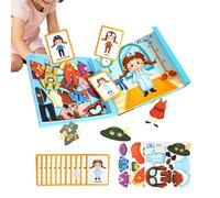 Juego de Disfraces genérico, Tabla magnética educativa para Hacer Mismo | Juguete para Aprender a vestirse, para 3 a 6 años, cumpleaños, Navidad, guardería, Aula de Viaje, Juego