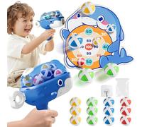 Juego de Disparos, Tablero de Dardos Juguete Pistola para Niños Juego de Tiro Juguetes de Tablero de Dardos para Interiores Exteriores, Regalo de Juguete para Niños y Niñas a Partir de 3 4 5 6 Años