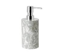 Juego de dispensador de jabón avanzado gris, juego de accesorios de baño de mármol, encimera de baño y decoración de cocina de estilo rústico, juego de soporte para cepillo de dientes poroso ade