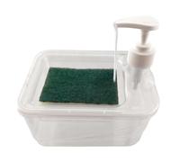 Juego de dispensador de jabón de cocina, organizador de mostrador | Kit de bomba 2 en 1, organizador de fregadero, bandeja de fregadero, organizador de almacenamiento para fregadero de cocina y