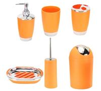 Juego de dispensador de jabón para baño Juego de Accesorios de baño de 6 pcs El de dispensador de jabón para Incluye de y Plato Soporte para Cepillo de Dientes Papelera