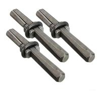 Juego de divisores de piedra con cuñas de plumas, 3 piezas resistentes para división de rocas, compatible con herramientas de mampostería industrial categoría 14