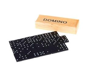 Juego de dominación mexicana del tren - doble juego de 6 azulejos, tabla educativa clásica | Colección de cajas de almacenamiento de madera marrón, juego familiar Actividad nocturna para adultos y