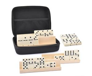 Juego De Dominó Retro: Estuche Completo Vintage, Colección Clásica De Para Adultos, Azulejos Profesionales Duraderos, Equipo De Viaje Fácil De Transportar, Entretenimiento Familiar Tradicional