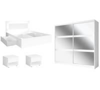 Juego De Dormitorio Fino Completo 4 Piezas Color Y Acabado Elegibles