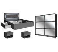 Juego De Dormitorio Fino Completo 4 Piezas Color Y Acabado Elegibles