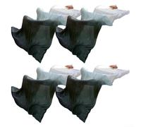 Juego de dos abanicos de baile largos de expresión artística a 1 8 m para mejorar tu estética de rendimiento (negro)