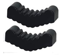 Juego de dos fundas negras para gato de 3 toneladas y 6 toneladas con agarre antideslizante y construcción de plástico resistente al desgaste para un levantamiento seguro (3 toneladas)