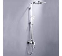 Juego De Ducha De Baño LCD Display Digital Bathtub Ducha Ducha Medón Mundial Cabeza De Ducha De Lluvia