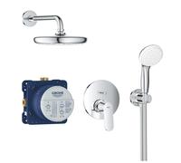 Grohe Eurosmart Cosmopolitan - Conjunto de ducha Tempesta 210 con grifo empotrado, cromo 25219001