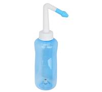 Juego de ducha nasal de 500 ml para adultos y niños con boquilla de 3 agujeros y boquilla de un solo agujero Neti Pot para enjuagar la nariz