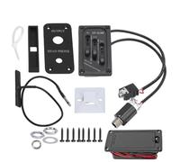Juego de ecualizador de pastilla con control de tono de 12 dB para violín eléctrico y violonchelo, volumen ajustable, respuesta de frecuencia portátil de 20 Hz-20 KHz