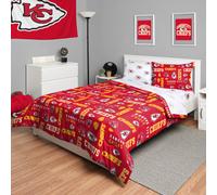 Juego de edred n completo de 5 piezas con estampado de los Kansas City Chiefs de la NFL de FOCO