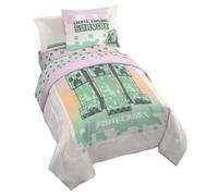 Juego de edred n completo Minecraft Creeper - Ropa de cama de 7 piezas (incluye juego de s banas y fundas de almohada) - Ropa de cama infantil s