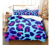 Juego de edredón con estampado de leopardo, funda de edredón geométrica, safari africano, funda de edredón con estampado de manchas de piel de guepardo, ropa de cama para niños y mujeres, decoración
