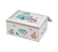 Juego de edredón y protector de cuna - Little Indian White Interbaby