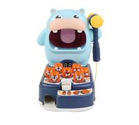 Juego de educación temprana Whack Mole, Juguete Multifuncional para Golpear, Impulso cognitivo, Juego de martilleo para niños de 3 a 4 años, hipopótamo (Tipo 2)