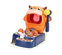 Juego de educación temprana Whack Mole, Juguete Multifuncional para Golpear, Impulso cognitivo, Juego de martilleo para niños de 3 a 4 años, hipopótamo (Recorrido)