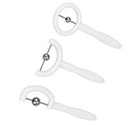 Juego de Ejercicios de Punta de Lengua de 3 Uds, Bolas de Acero Inoxidable 304, Herramientas de Entrenamiento de Lengua de Fuerza Muscular Oral, Blanco