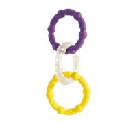 Juego de Ejercicios de recuperación con 3 Anillos, para Perro Indestructible para Interior y Exterior, césped, terraza, Patio Trasero, Parque, Playa