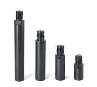 Juego de ejes de extensión para amoladora angular de grado profesional, rosca de 5/8-11, combinación de longitud múltiple para espacios reducidos, práctico accesorio de amoladora de metal