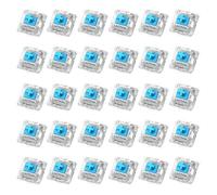 Juego de Ejes de Teclado, 30 Ejes mecánicos para construcciones Personalizadas, con múltiples Opciones de Color y Rendimiento fiable para Deportes electrónicos, programación, Escritura