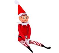 Juego de Elfos, 15 Pulgada Muñeca Suave de Pierna Larga Travieso Duende, Santa Divertida Figura de Elfos Que se comportan Mal con Cuerpo Suave y Cara de Vinilo